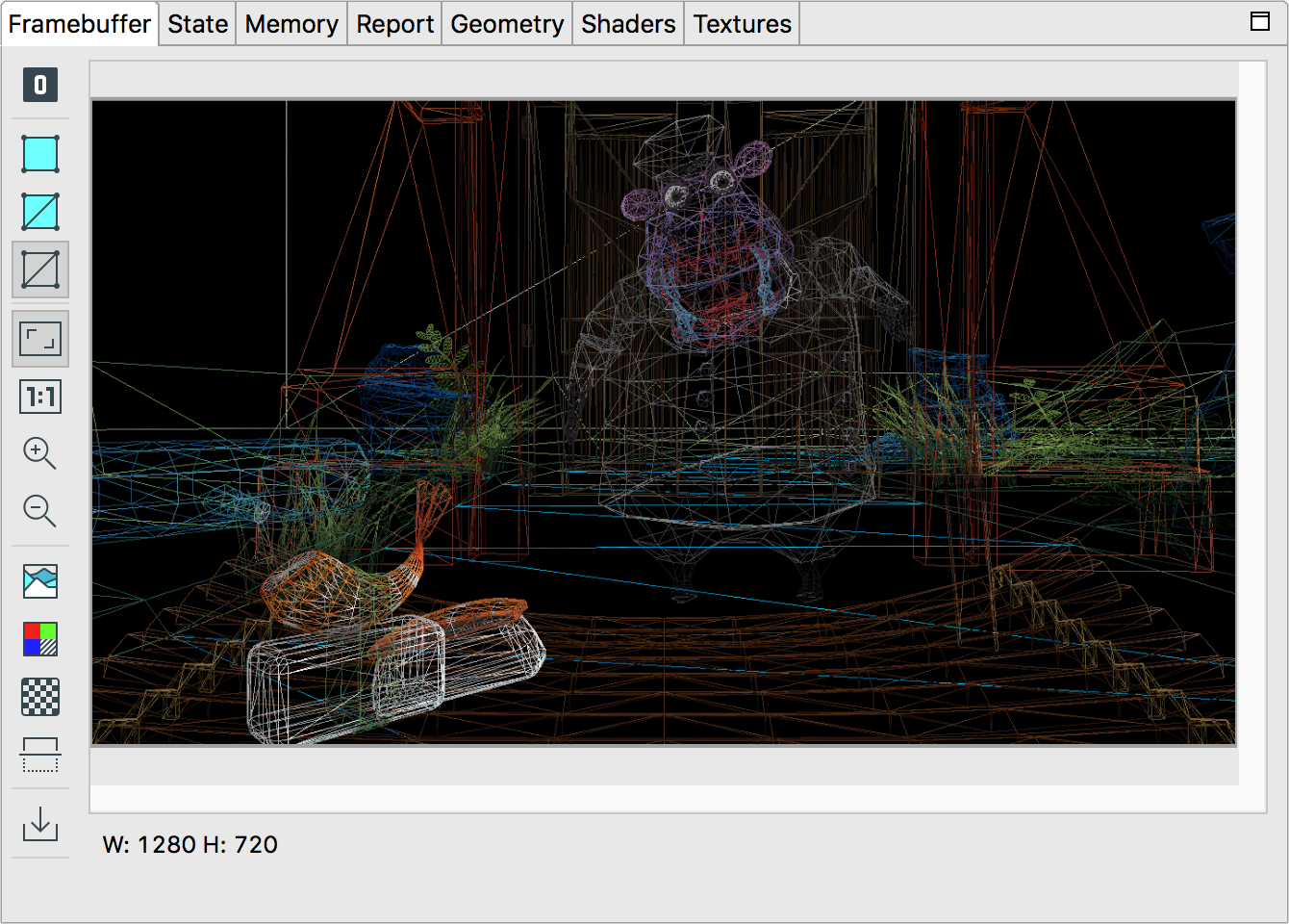 Wireframe Framebuffer